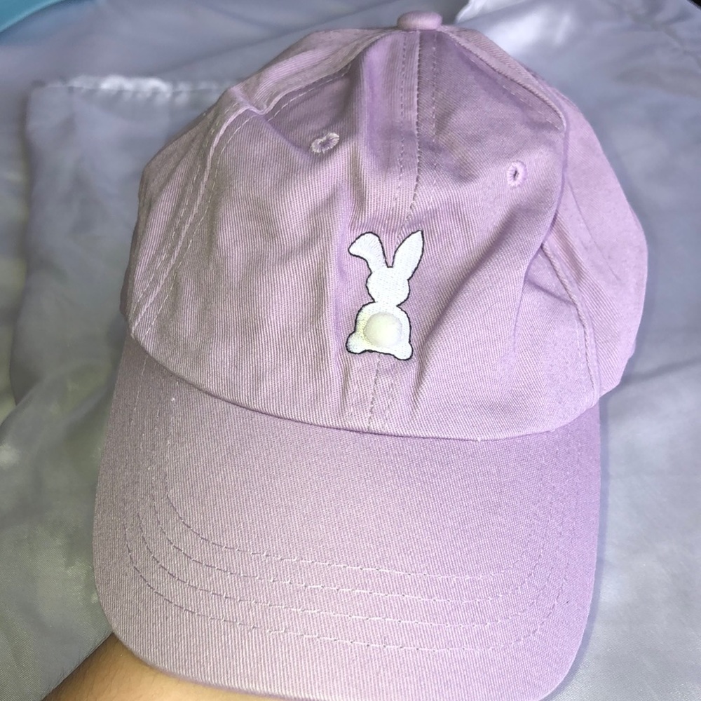 Urban Outfitters Purple Bunny Hat